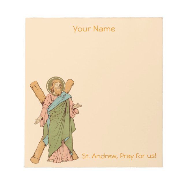 St. Andrew the Apostle (RLS 01) 5.5"x6" Notepad (Front)