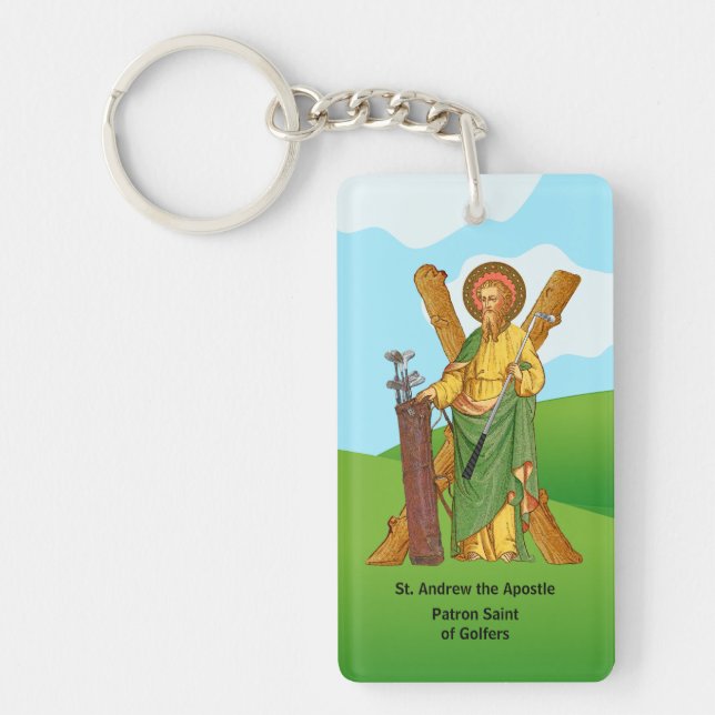 St. Andrew the Apostle / St. Jude Thaddeus  Keychain (Front)