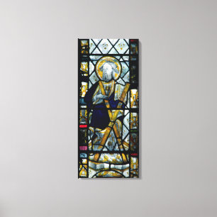 St. Andrew with Saltire Cross, British Canvas Print