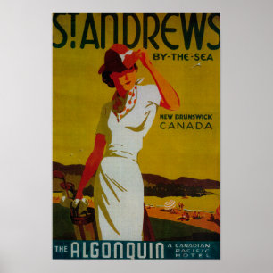 St. Andrews Algonquin Poster VintageEurope