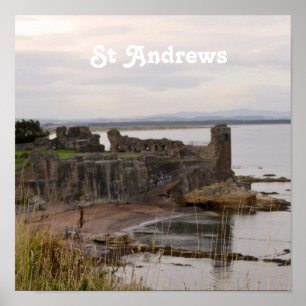 St Andrew's Castle Ruins Poster