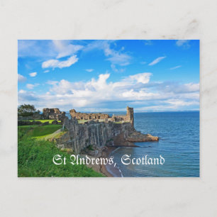 St Andrews Castle, Scotland Postcard