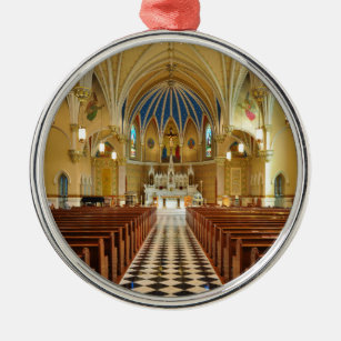 St Andrew's Catholic Church Roanoke Virginia Metal Ornament