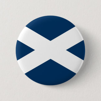 St Andrews Cross 2 Inch Round Button