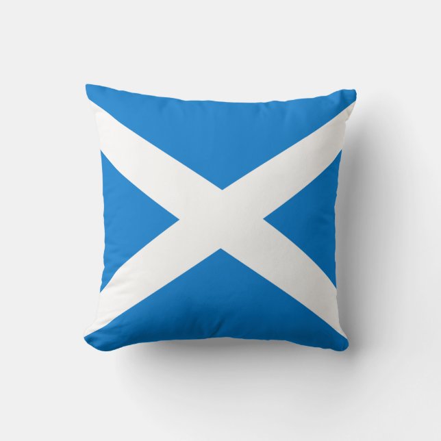 St.Andrew's Cross Throw Pillow (Front)