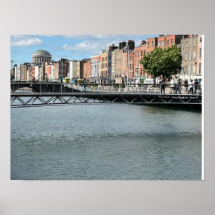 St Andrew's River Liffey Dublin Ireland Europe Poster