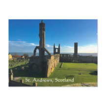 St. Andrews, Scotland, Cathedral Ruins in Sun