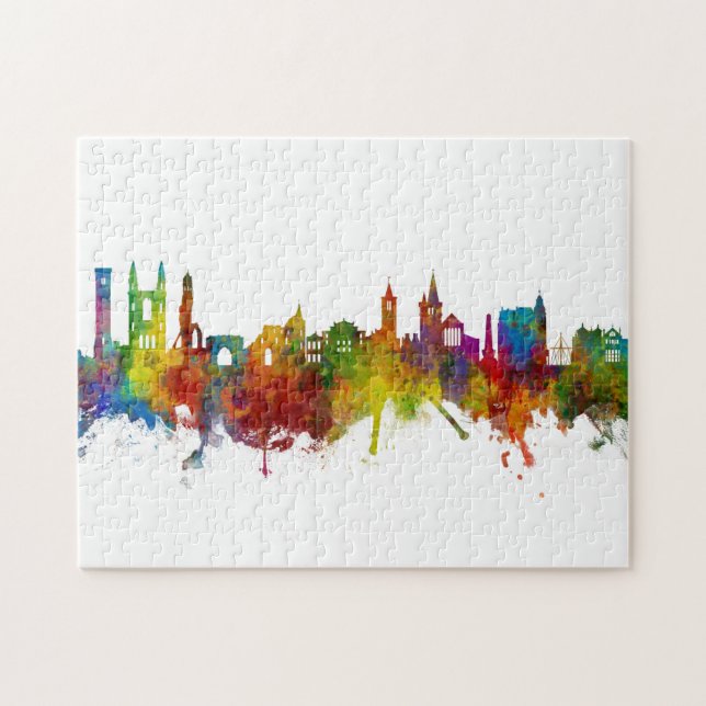 St Andrews Scotland Skyline Jigsaw Puzzle (Horizontal)