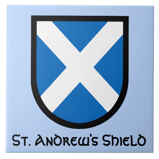 St. Andrew's Shield Tile (Front)