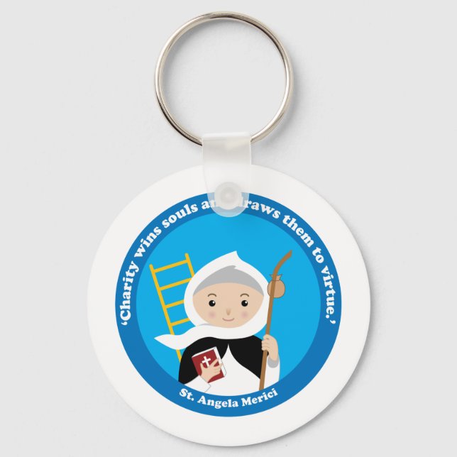 St. Angela Merici Keychain (Front)
