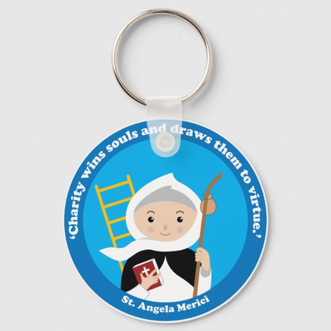 St. Angela Merici Keychain (Front)