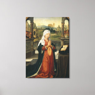 St.Anne Conceiving the Virgin Canvas Print