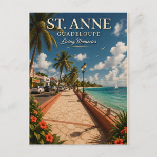 St Anne Guadeloupe Postcard