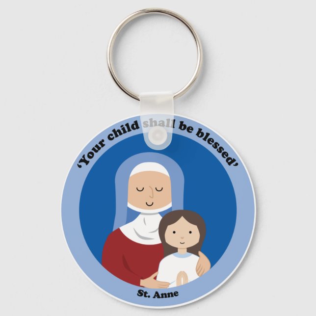 St. Anne Keychain (Front)