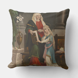 ST. ANNE - ST. PHILOMENA THROW PILLOW