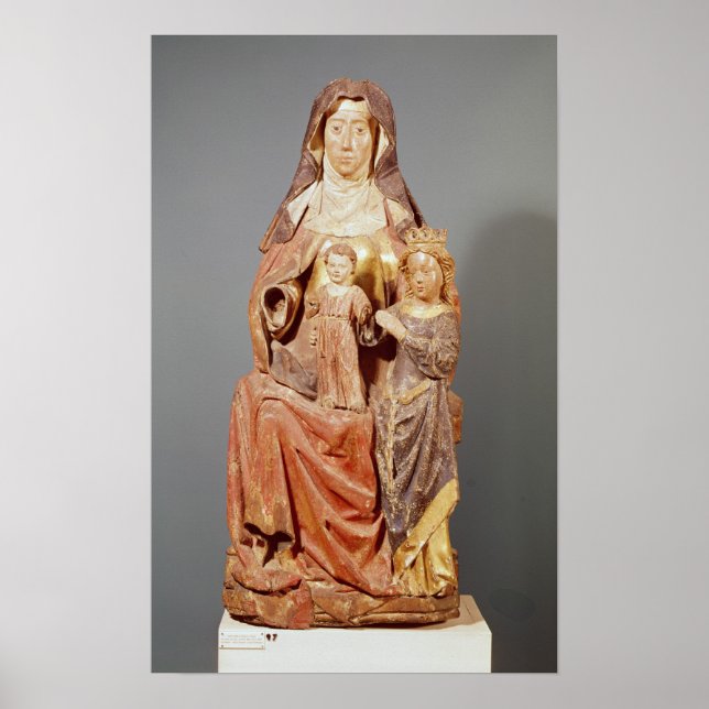 St. Anne, the Virgin and Child, Poster (Front)