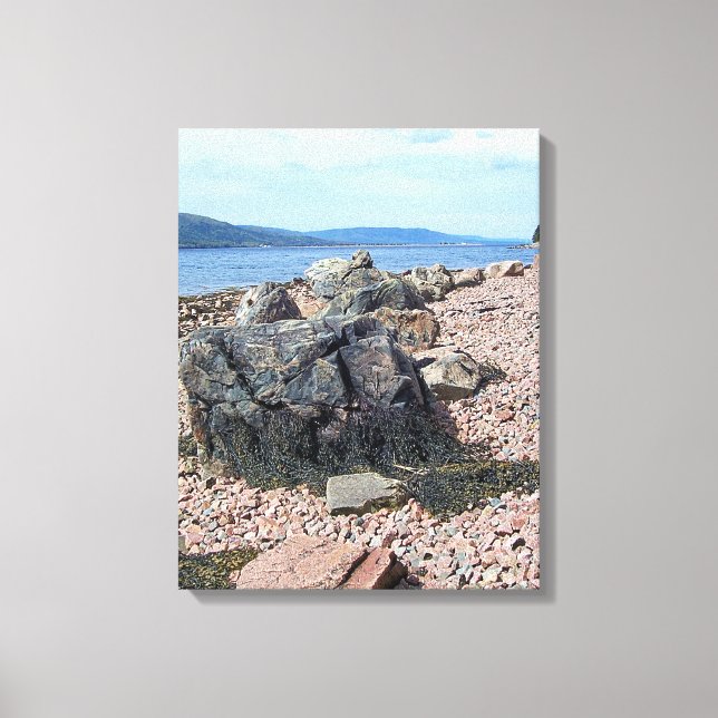 St. Anne's Bay, Cape Breton, Nova Scotia Canvas Print (Front)
