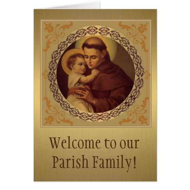 St. Anthony Baby Jesus Welcome to  Parish/Church (Front)