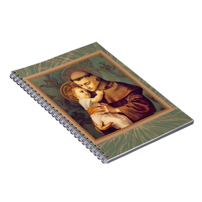 St. Anthony  & Child Jesus Notebook (Right Side)