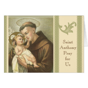 St Anthony de Padoue avec la prière de Jésus de