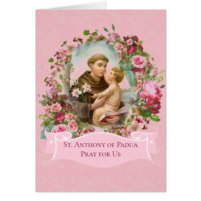 St Anthony des roses de Jésus de bébé de Padoue (Devant)