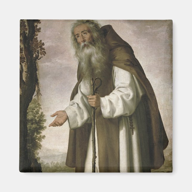 St. Anthony Dispirited, 1640 (oil on canvas) Magnet (Front)