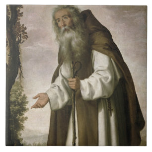 St. Anthony Dispirited, 1640 (oil on canvas) Tile