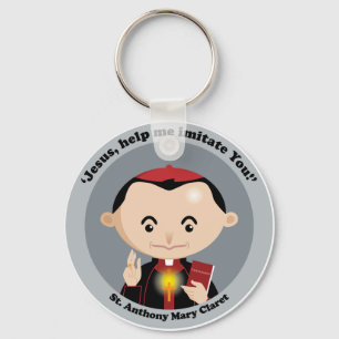 St. Anthony Mary Claret Keychain