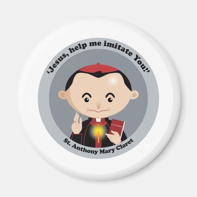 St. Anthony Mary Claret Magnet (Front)