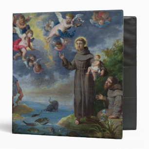 St. Anthony of Padua Preaching to the Fish Binder