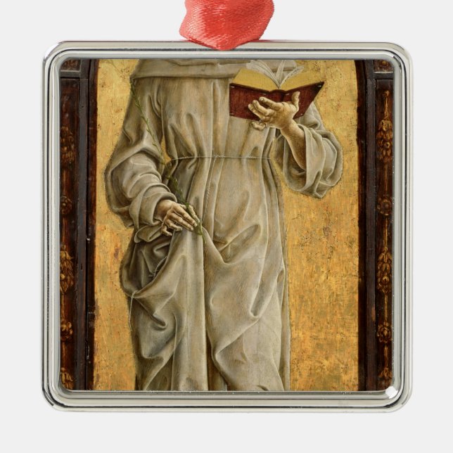 St. Anthony of Padua  Reading Metal Ornament (Front)