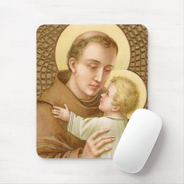 St. Anthony of Padua & the Christ Child (JM 05) Mouse Pad (With Mouse)