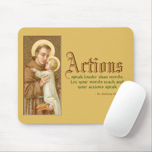 St. Anthony of Padua & the Christ Child (JM 05) Mouse Pad