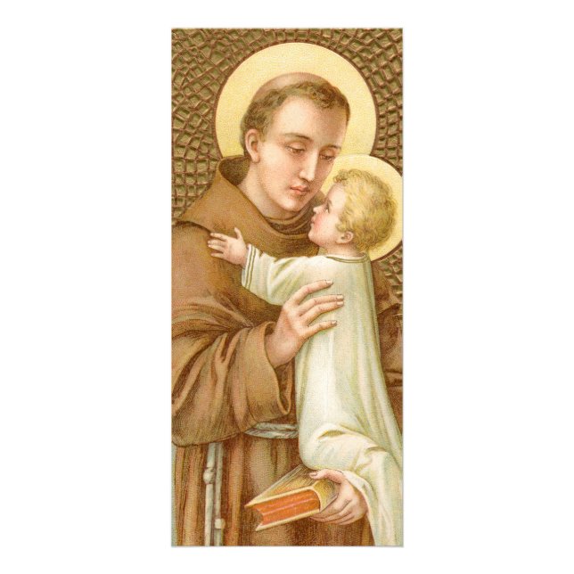 St. Anthony of Padua & the Christ Child (JM 05) Rack Card (Front)