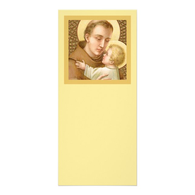 St. Anthony of Padua & the Christ Child (JM 05) Rack Card (Front)