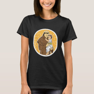 St Anthony of Padua Vintage Catholic Saint Infant T-Shirt