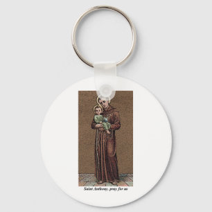 St. Anthony Pray For Us Keychain