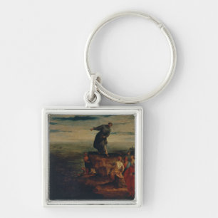 St. Anthony Preaching to the Fish, c.1580 Keychain