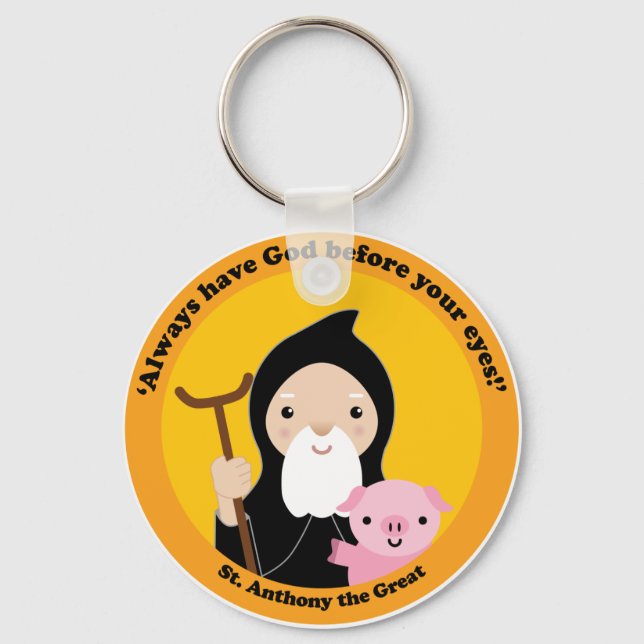 St. Anthony the Great Keychain (Front)