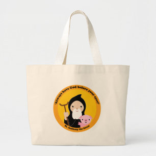 St. Anthony the Great Large Tote Bag