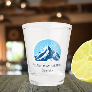 St. Anton am Arlberg Austria Österreich resort   Shot Glass