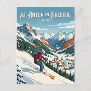 St. Anton am Arlberg Austria Postcard