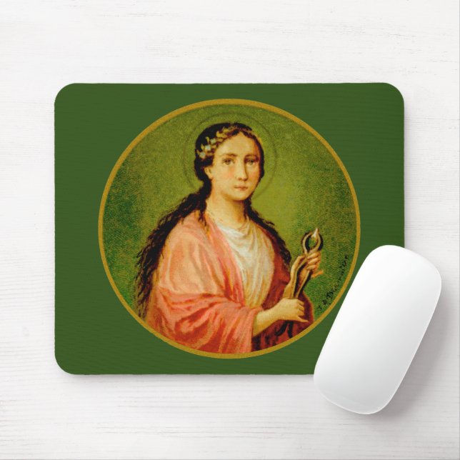 St. Apollonia (BLA 001) Horizontal Mouse Pad (With Mouse)