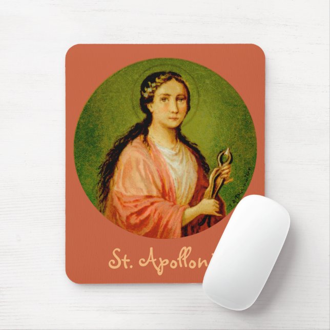St. Apollonia (BLA 001) Vertical Mouse Pad (With Mouse)