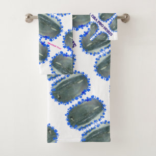 St Ariel Archangel's POLAR BEARS Bath Towel Set