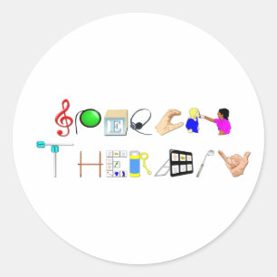 ST at Work Classic Round Sticker