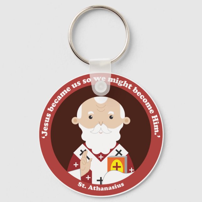 St. Athanasius Keychain (Front)