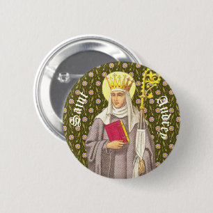 St. Audrey (Etheldreda) (P 003) 2 Inch Round Button