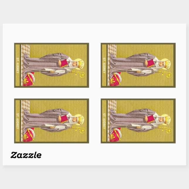 St. Audrey (Etheldreda) (P 003) Sticker (Sheet)