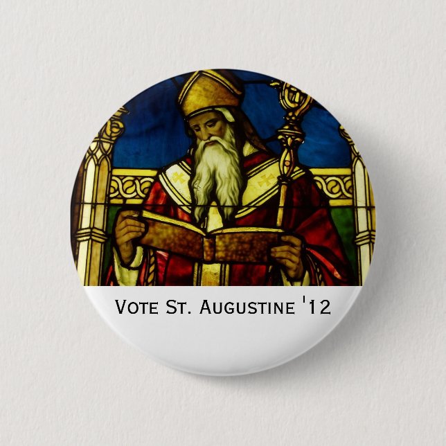 St. Augustine '12 2 Inch Round Button (Front)